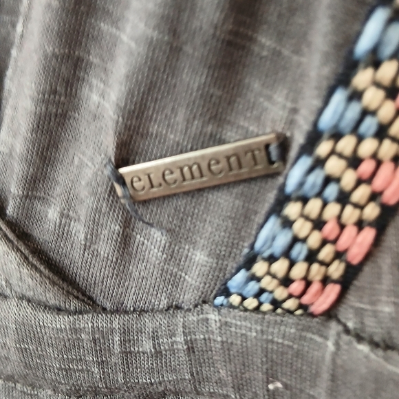 Element Gray Ombre Sleeveless Maxi Dress Womens Size Small Boho Beachy Hippie - Picture 2 of 6